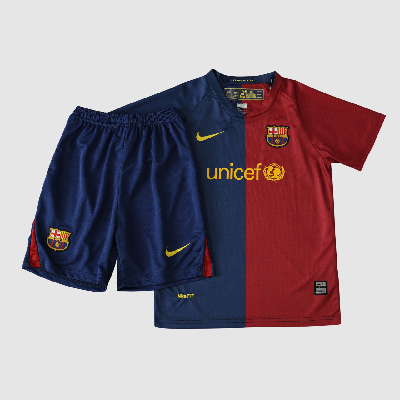 Conjunto Infantil Retrô Barcelona I 08/09