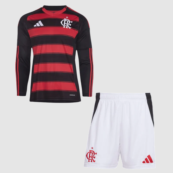 Conjunto Infantil Flamengo I Manga Longa 25/26
